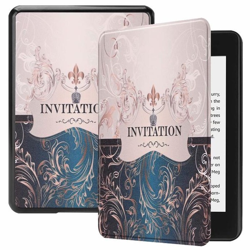Custom Design Colored Drawing Smart Protective E-reader Cover for Kindle Paperwhite  E Books Case
