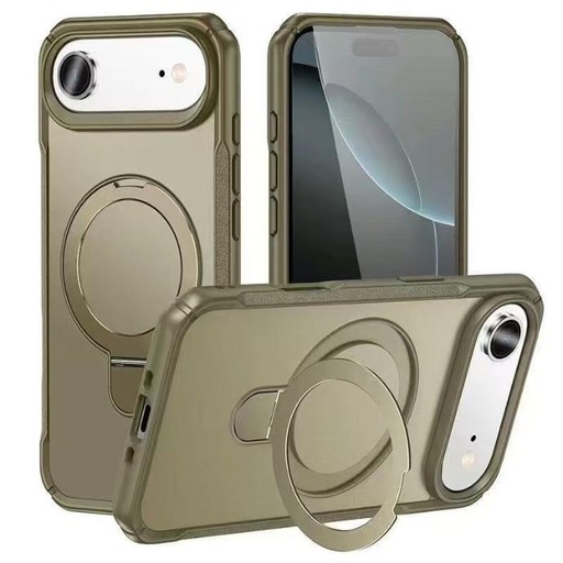 For Iphone 17 Pro Max Hybrid Phone Case Wireless Charging Magnetic Phone Cover