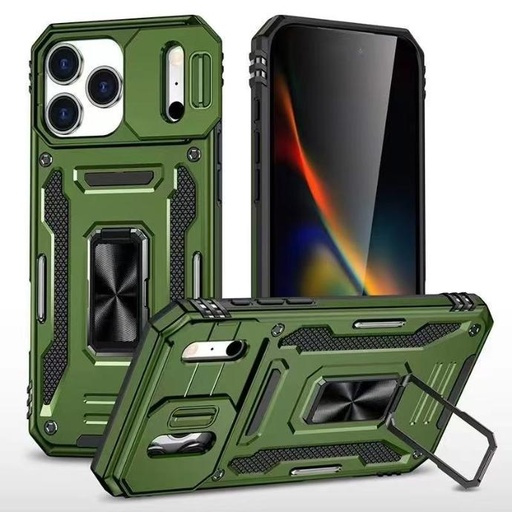 Saiboro 2 in 1 Mobile Phone Cases for iPhone 17 Pro Max Metal Ring Stand Holder Shockproof Phone case for iPhone 17